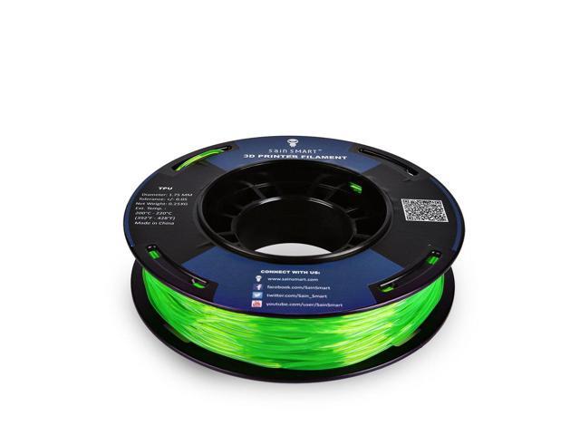 SainSmart - TPU-GRN-0.25KG1.75 SAINSMART 1.75mm 250g Flexible TPU 3D Printing Filament, Dimensional Accuracy +/- 0.05 mm (Green)