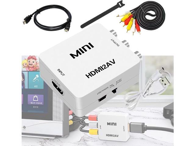 HDMI to RCA Converter (hdmi to av Adapter) hdmi to RCA Adapter converts HDMI Output Source to Old-Fashioned RCA Display Optionalav to hdmi,hdmi to...