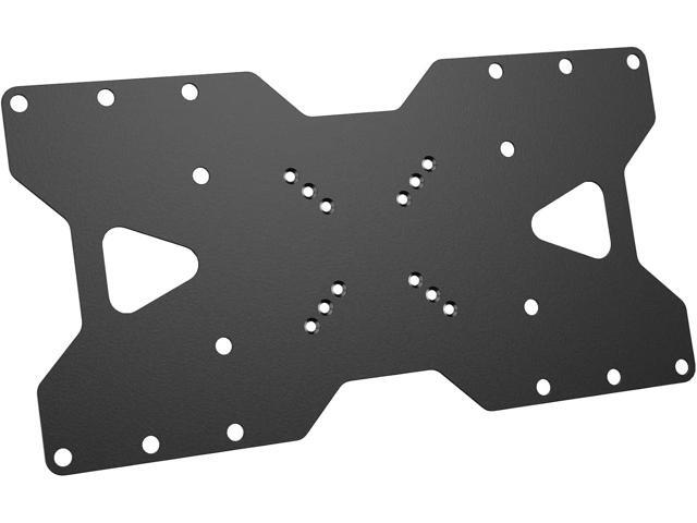 WALI Adapter Plate for TV Mount, 400x200 Universal Mount, Convert 75x75, 100x100mm up to 400x200mm Mounting Holes Patterns (ADP402), Black