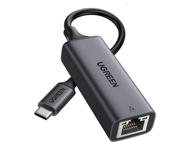 UGREEN USB C to Ethernet Adapter, 1000Mbps, RJ45, Driver-Free, Compatible with Windows, MacOS, iPadOS, ChromeOS, Android, Laptop, Tablet, Smartphone