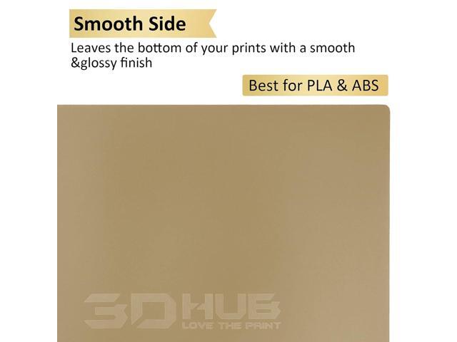 PEI Spring Steel Bed with Magnetic Sheet for Edner 3 pro/Ender 3 v2/S1,Ender 5 3D Printer,235mm*235mm (235-235, Smooth & Textured PEI)