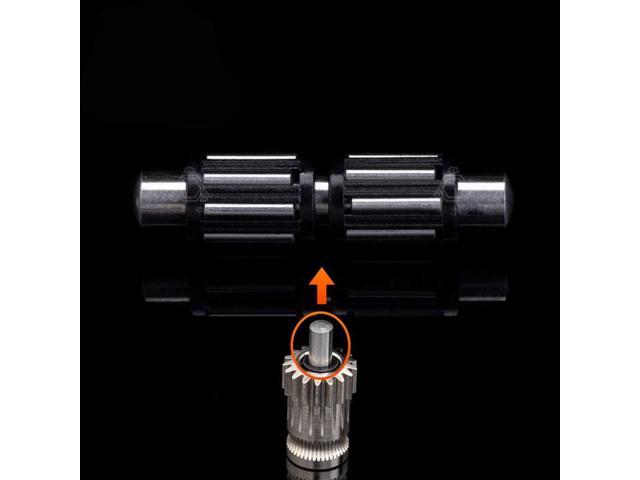 High Precision DIY 3D Printer Dual Direct Drive Basic Kit with Nickel Plating Hardened Steel Gears Compatible with DDB Extruder (Basic Kit)