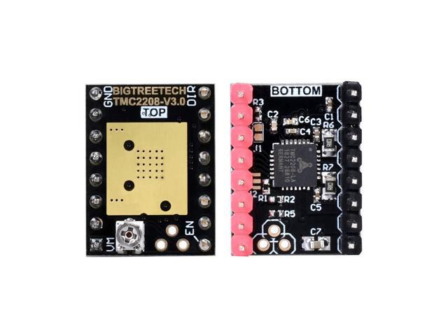 BIGTREETECH TMC2208 V3.0 Stepper Motor Driver with Heatsinks Stepstick Mute Driver for SKR V1.4 SKR 3 GEN L Ramps 1.4/1.5/1.6 3D Printer Control...