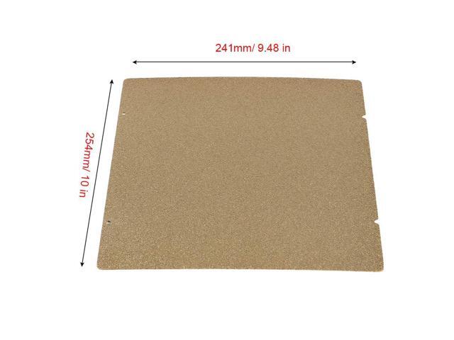 BCZAMD Prusa MK4 I3 MK3 MK52 Gold Double Sided Textured PEI Spring Steel Sheet Powder Coated PEI Build Plate for Prusa i3/quila pro/CR6 SE MK2.5S...