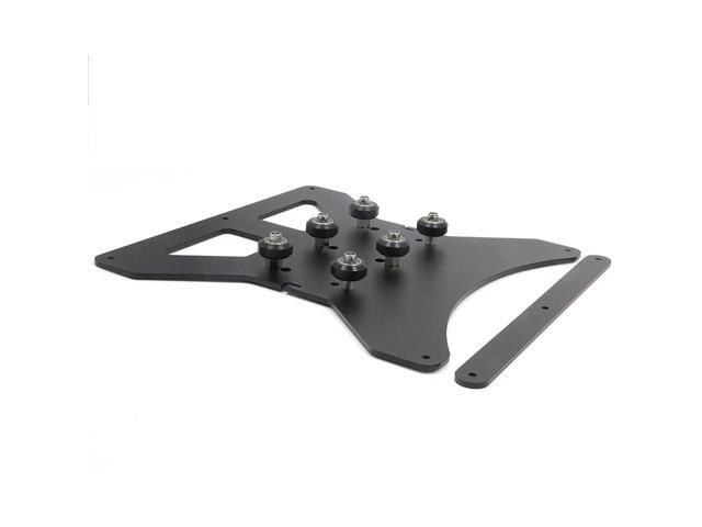 Zeberoxyz Upgrade Modular Y Carriage Plate Kit 260mmx260mmx3.5mm/10.2x10.2x0.14inch for 2040V Aluminum Profile for CR-10s 3D Printer (260x260x3.5mm)