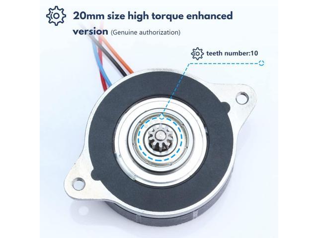 Moons NEMA14 36MM 17MM Enhanced Stepper Motor Compatible with Orbiter Extruder Sherpa Extruder, Ender 3 Pro/Voron 2.4 / BLV / CR10 3D Printer...