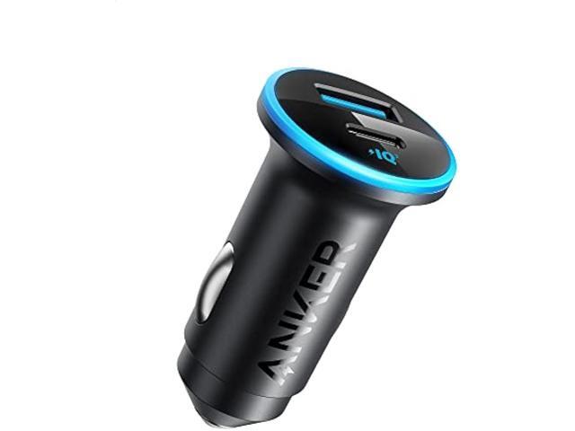 USB C Car Charger Adapter, Anker 52.5W Cigarette Lighter USB Charger, 323 Anker Car Charger with 30W PowerIQ 3.0 Fast Charging for iPhone 15/15...