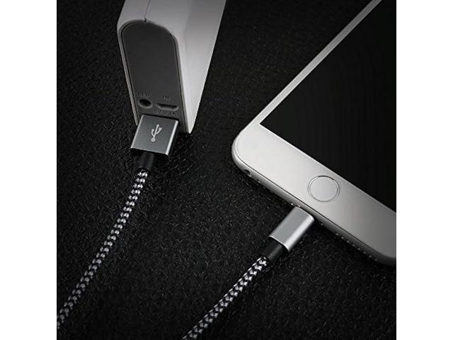 [MFi Certified] iPhone Charger 4Pack(3/6/6/10FT) USB Lightning Cable Nylon Braided Fast Charging iPhone Cord Compatible iPhone14/All iPhones/iPad/iPod
