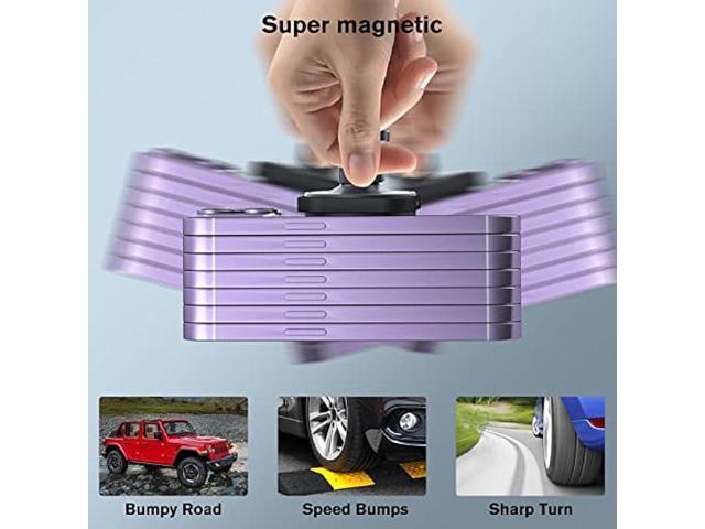 OHLPRO Magnetic Wireless Car Charger for Magsafe Car Mount iPhone 15/14/13/12 Pro Max Mini,15W Fast Charging Phone Holder Car Air Vent Mount with...