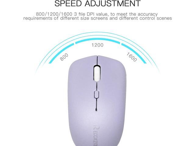 Wireless Keyboard and Mouse Combo, Full-Sized Wireless Keyboard and Adjustable DPI Mouse, 2.4GHz USB Receiver, Wireless Keyboard and Mouse for PC,...
