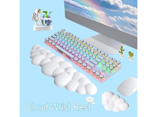 Cloud Wrist Rest, Keyboard Wrist Rest and Mouse Wrist Rest, Memory Foam Wrist Rest for Computer Keyboard Ergonomic Wrist Rest for Relieve Wrist &...