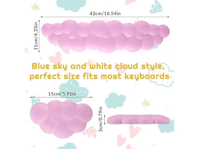 Cloud Wrist Rest,Keyboard Wrist Rest and Mouse Wrist Rest,Memory Foam Wrist Rest for Computer Keyboard Ergonomic Wrist Rest for Relieve Wrist & Arm...