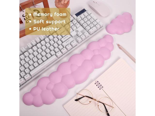 Cloud Wrist Rest,Keyboard Wrist Rest and Mouse Wrist Rest,Memory Foam Wrist Rest for Computer Keyboard Ergonomic Wrist Rest for Relieve Wrist & Arm...