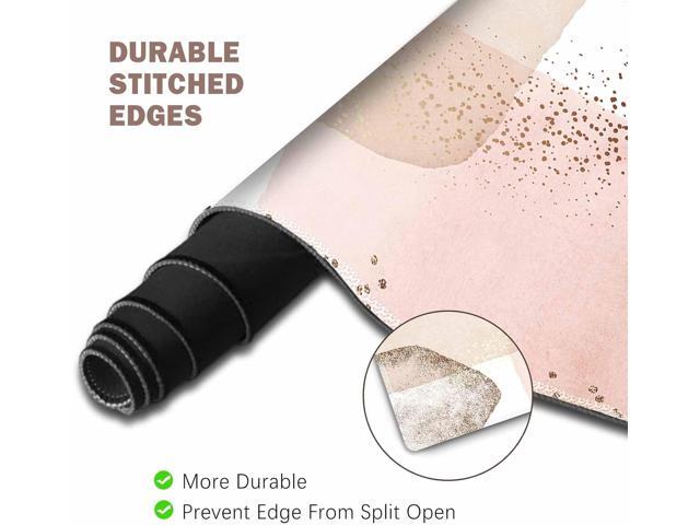 ToLuLu Extended Gaming Mouse Pad, Memory Foam Ergonomic Keyboard Mouse Wrist Rest Support Set, Large Desk Mat with Stitched Edges, Non-Slip Base...