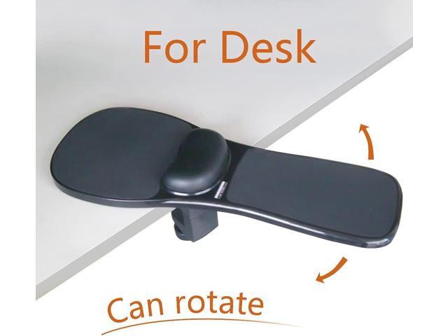 Upgrade Ergonomic Arm Rest Mouse Pads Dual Purpose for Desk and Chairs, Adjustable Armrest Wrist Support Attachment, Gaming Covers for Elbows and...