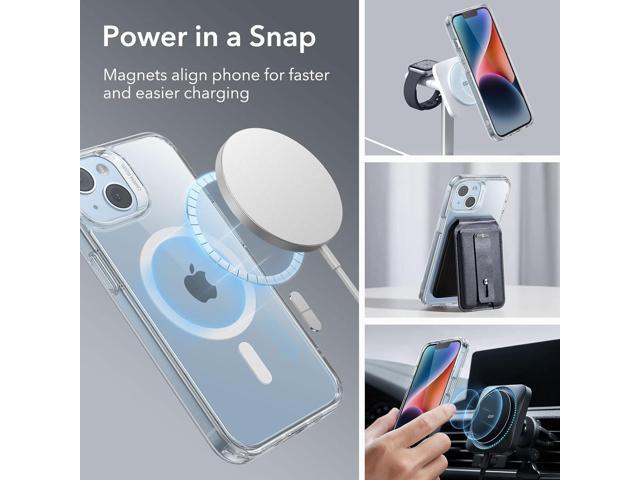 for iPhone 14 Case/iPhone 13 Case, Compatible with MagSafe, Shockproof Military-Grade Protection, Magnetic Phone Case for iPhone 14/13, Classic...
