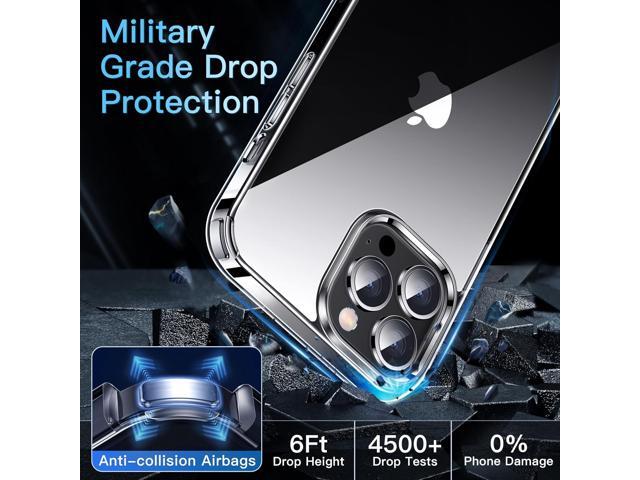 CASEKOO for iPhone 13 Pro Case Crystal Clear, [Not Yellowing] [Military Drop Protection] Shockproof Protective iPhone 13 Pro Phone Case 6.1 inch...