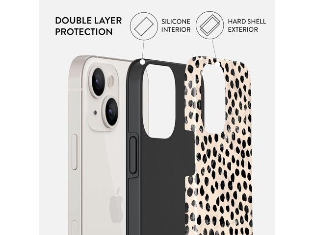 BURGA Phone Case Compatible with iPhone 14 - Wireless Charging Compatible, Hybrid 2-Layer Hard Shell + Silicone Protective Case, Heavy Duty...
