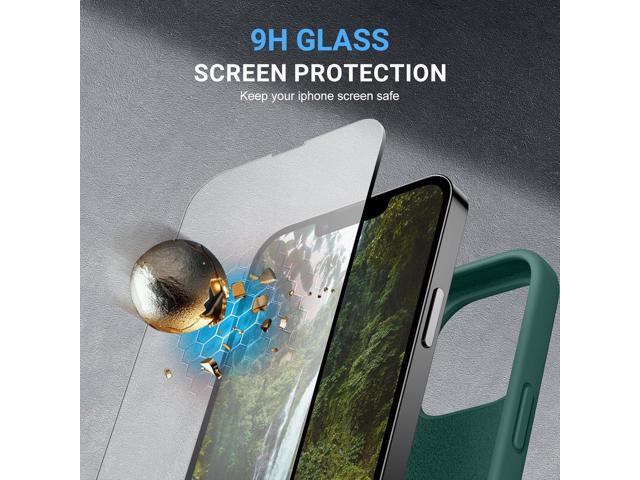 OTOFLY for iPhone 13 Pro Case [Compatible with MagSafe] [2 Screen Protectors] Full-Body Silicone Shockproof Slim Thin Phone Case for iPhone 13 Pro...