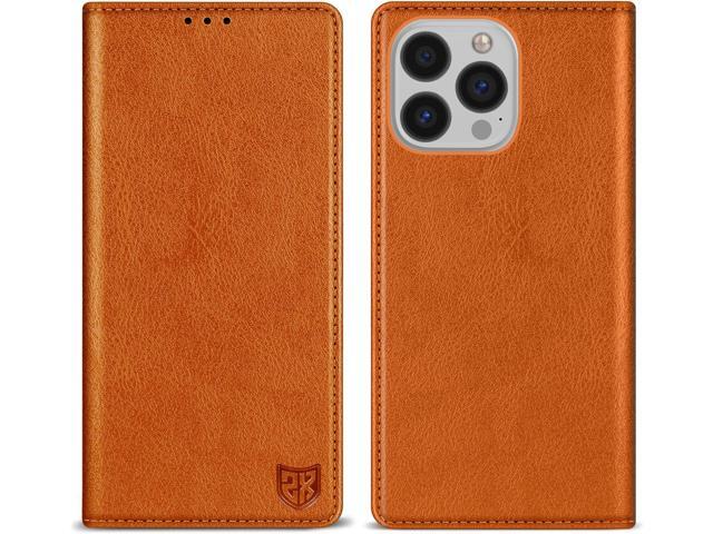 ZZXX for iPhone 13 Pro Wallet Case with [RFID Blocking] Card Slot Stand Strong Magnetic Leather Flip Fold Protective Phone Case for iPhone 13 Pro...