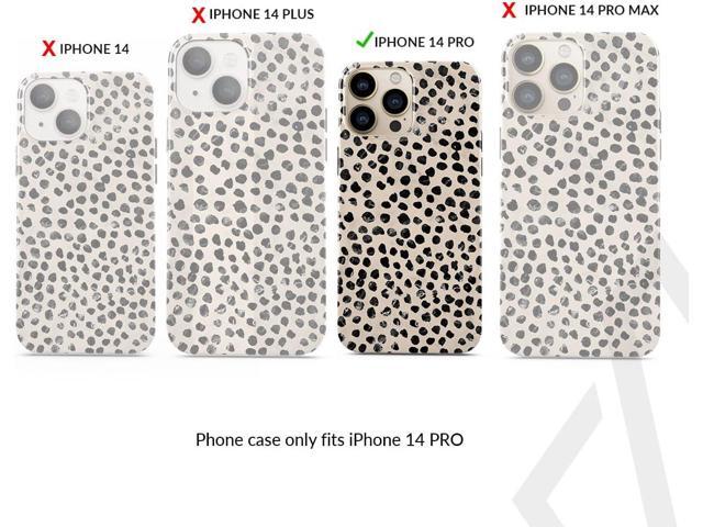 BURGA Phone Case Compatible with iPhone 14 PRO - Hybrid 2-Layer Hard Shell + Silicone Protective Case, Heavy Duty Protection, Almond Latte