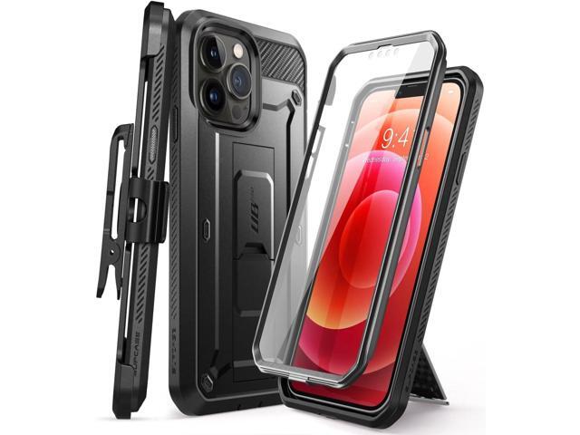 SUPCASE for iPhone 13 Pro Max Case with Screen Protector (Unicorn Beetle Pro), [Built-in Stand & Belt Clip] Heavy Duty Full-Body Rugged Kickstand...
