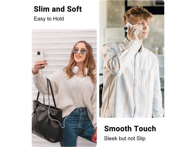 OTOFLY Designed for iPhone 13 Case, Silicone Shockproof Slim Thin Phone Case for iPhone 13 6.1 inch Stone