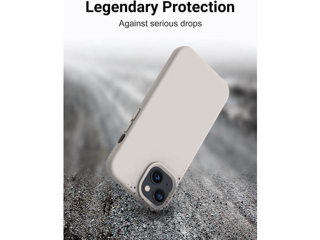 OTOFLY Designed for iPhone 13 Case, Silicone Shockproof Slim Thin Phone Case for iPhone 13 6.1 inch Stone