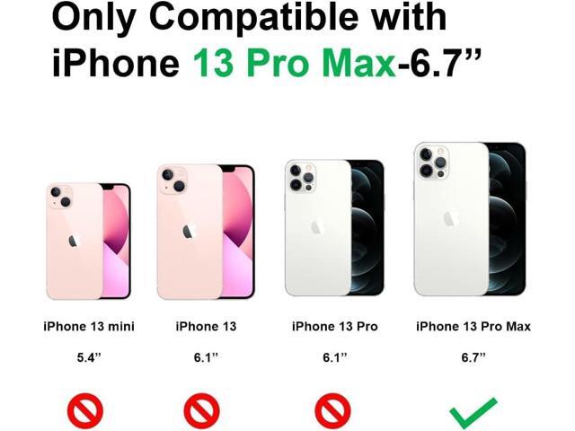 Magnetic Case for iPhone 13 Pro Max Phone Case Accossories with Full Camera Len Protector Durable Silicone Slim Shockproof Cute Cellphone Cover for...