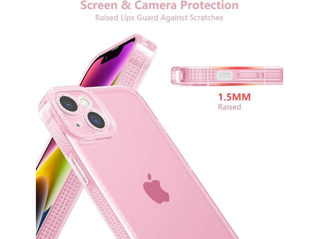 Designed for iPhone 15 6.1 inch,Sparkly Cute Clear Case for Women Girls,Glitter Bling Flexible Soft TPU Silicone Bumper Protective Cover for iPhone...