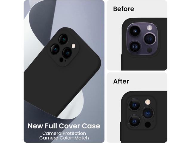 FireNova Designed for iPhone 14 Pro Case, Silicone Upgraded [Camera Protection] Phone Case with [2 Screen Protectors], Soft Anti-Scratch Microfiber...