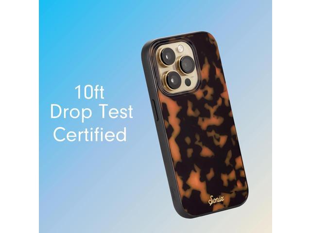 Case for iPhone 14 Pro Compatible with MagSafe 10ft Drop Tested Tortoiseshell Brown Tort