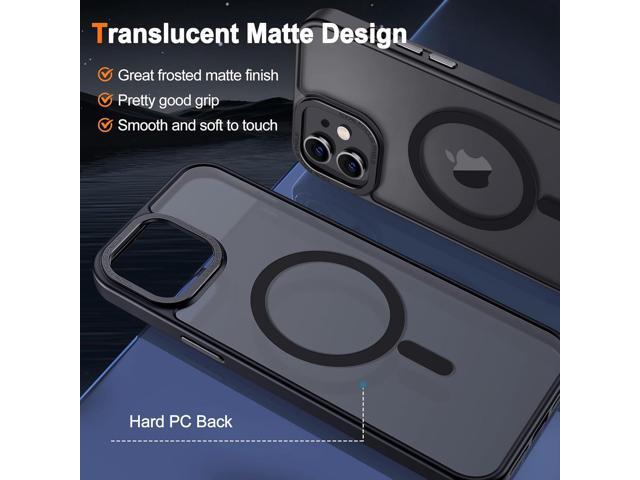 Case for iPhone 11 Case Magnetic Translucent Matte Phone Cases 6.1' [Compatible with MagSafe] Thin Slim Fit Shockproof Bumper Hard Protective Cover...