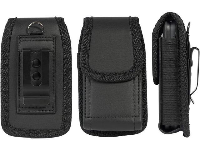 Flip Phone Case,with Belt Loop Clip Magnetic Closure Leather Wallet Case for Alcatel Go Flip V, MyFlip, TCL Flip 3, Blu Cingular Flex 2, Consumer...