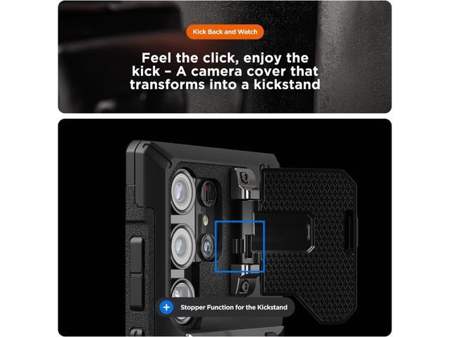 VRS DESIGN Terra Guard Ultimate for Galaxy S24 Ultra Case [Magnetic], Premium Fully Covered [Camera Lens Protection Cover] [Kickstand] Case...