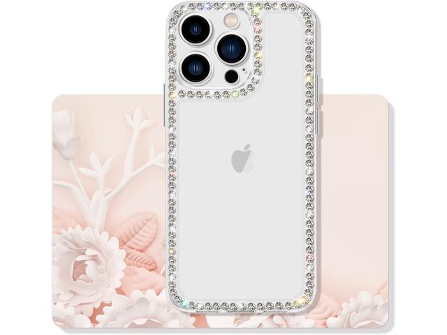 Compatible with iPhone 11 Clear Case Bling Diamond Rhinestone Cute for Girls Women Girly Case Glitter Shiny Sparkle Bumper Design Soft Silicone...