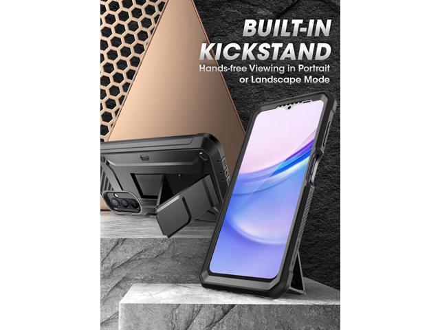 Unicorn Beetle Pro for Samsung Galaxy A15 Case with Screen Protector [Built-in Stand & Belt-Clip] [Military-Grade Protection] 360 Full-Body Rugged...