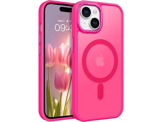 for iPhone 15 Case, iPhone 15 Phone Case [Compatible with MagSafe], Translucent Matte Magnetic Cover Shockproof Women Girl Protective Cute Case for...