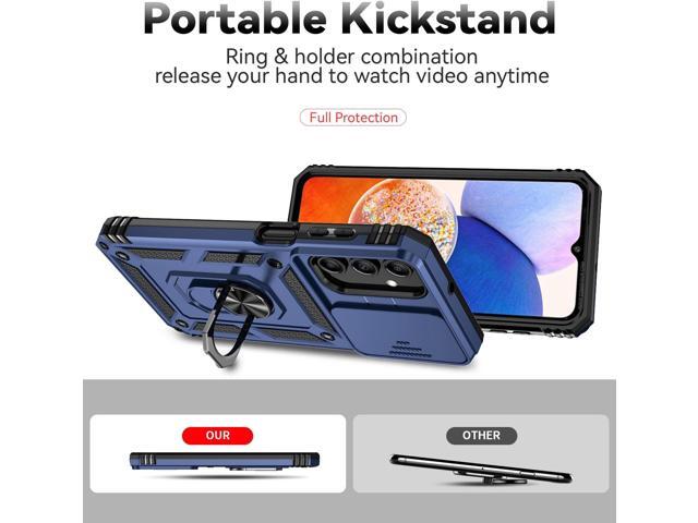 for Galaxy A15 5G Phone Case,Samsung Galaxy A15 5G Case,with Screen Protectors and Camera Cover,[Military Grade] 16ft. Drop Tested Cover with...