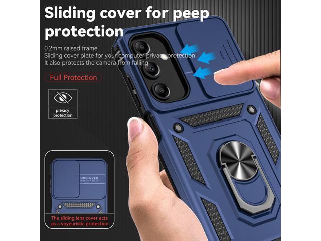 for Galaxy A15 5G Phone Case,Samsung Galaxy A15 5G Case,with Screen Protectors and Camera Cover,[Military Grade] 16ft. Drop Tested Cover with...
