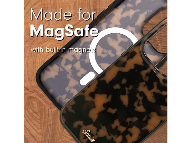 Case for iPhone 15 Pro Compatible with MagSafe 10ft Drop Tested Tortoise Shell Brown Tort