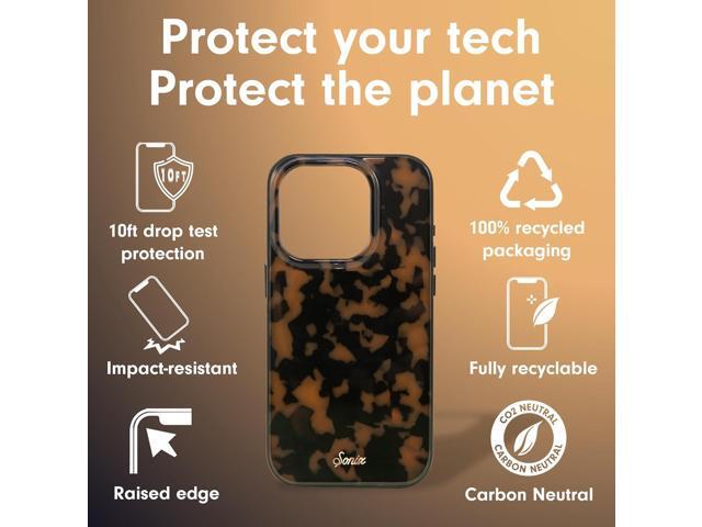 Case for iPhone 15 Pro Compatible with MagSafe 10ft Drop Tested Tortoise Shell Brown Tort