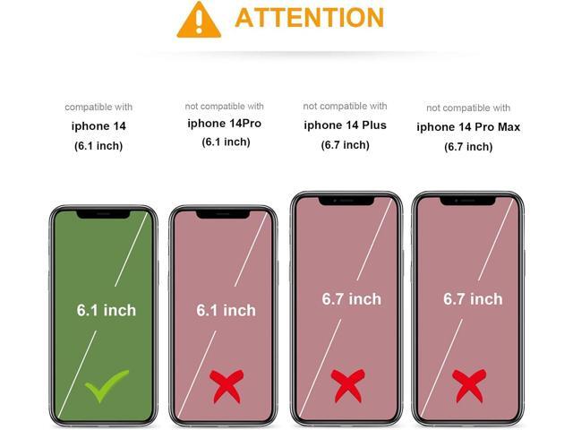 KIHUWEY Compatible with iPhone 14 Case Wallet with Credit Card Holder, Flip Premium Leather Magnetic Clasp Kickstand Heavy Duty Protective Cover...