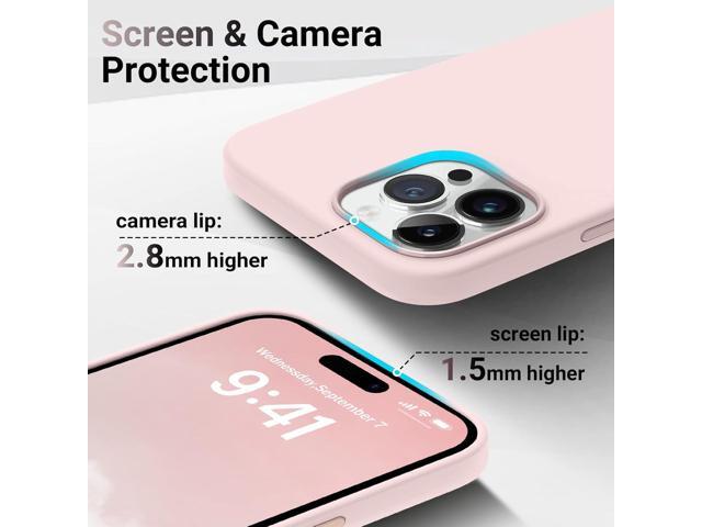 AOTESIER Shockproof Series iPhone 14 Pro Max Case, Silicone Ultra Slim Thin Cover, Full-Body Protective Phone Case for iPhone 14 ProMax Case, 6.7...