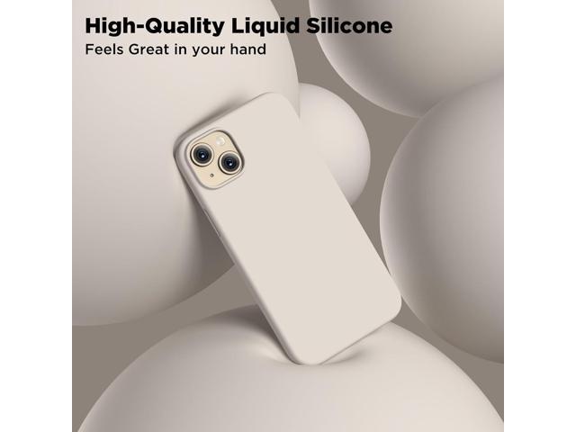 Silicone Case for iPhone 15 Plus, Full Body Shockproof Protective Cove, Soft Anti-Scratch Microfiber Lining, Ultra-Thin Slim Cover Phone Case for...