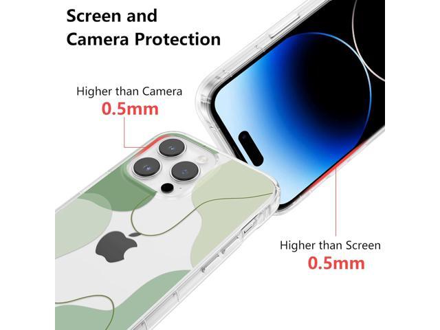 DEFBSC Compatible with iPhone 13 Pro Max Case, Soft Shaped Art Design with Built-in Bumper Protective Phone Case, Cute Slim TPU Cover Designed for...