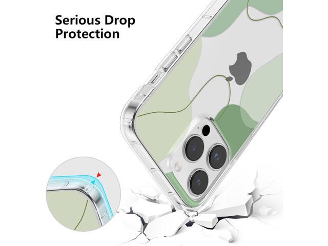 DEFBSC Compatible with iPhone 13 Pro Max Case, Soft Shaped Art Design with Built-in Bumper Protective Phone Case, Cute Slim TPU Cover Designed for...