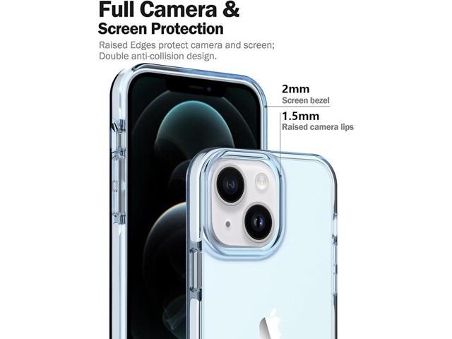 ArtsEvo Designed for iPhone 15 Case, 6.6ft Drop Protection, Full Body Screen Camera Protective Phone Case, Blue