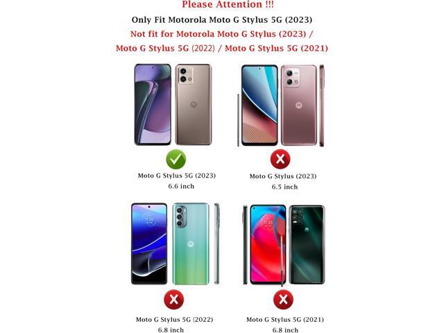 for Motorola Moto G Stylus 5G 2023 case, with HD Screen Protector, Fashion Shock-Absorption Flexible TPU Bumper Soft Rubber Protective Phone Case...