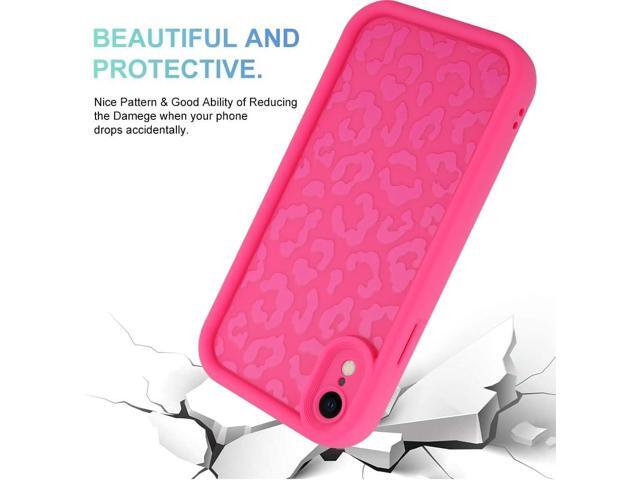 MOWIME Compatible with iPhone XR Case, Cheetah Print Shockproof Soft TPU Protective Case for Women Girls, Slim Anti Scratch Leopard Case for iPhone...
